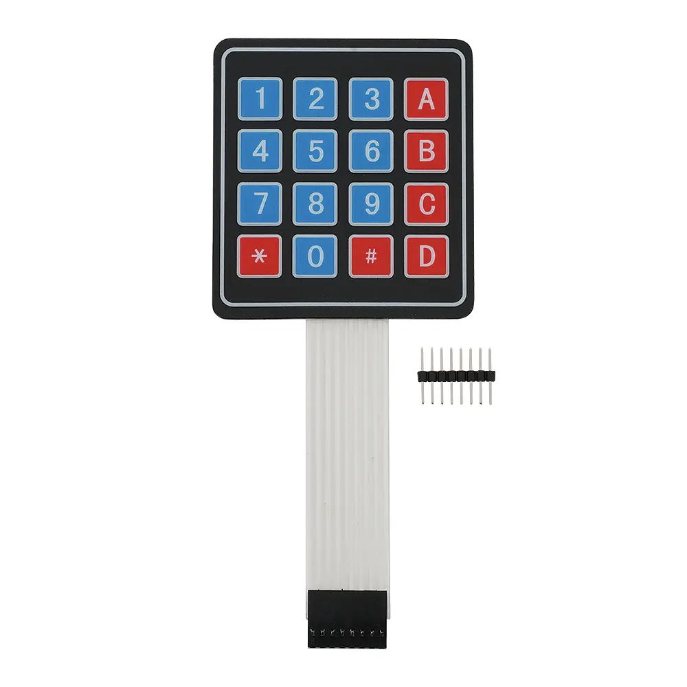Teclado de Membrana Matricial 4x4