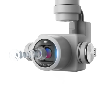 Detalhe da câmera Phantom 4 RTK
