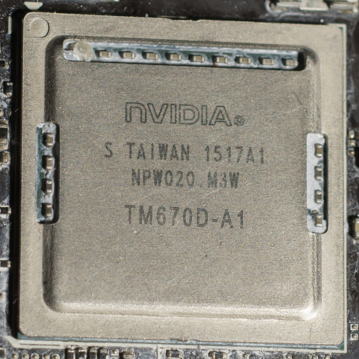 Tegra X1 modelo T210 variante TM670D-A1