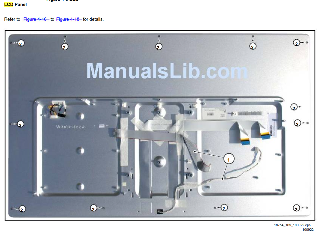 Painel LCD.