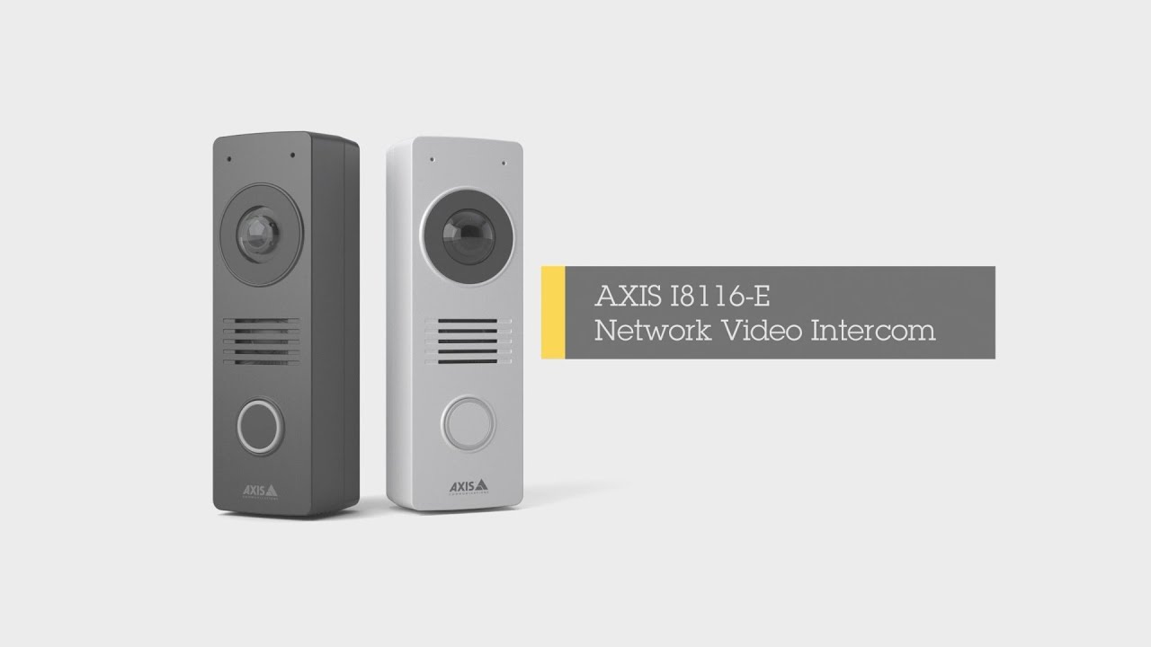 AXIS I8116-E Network Video Intercom
