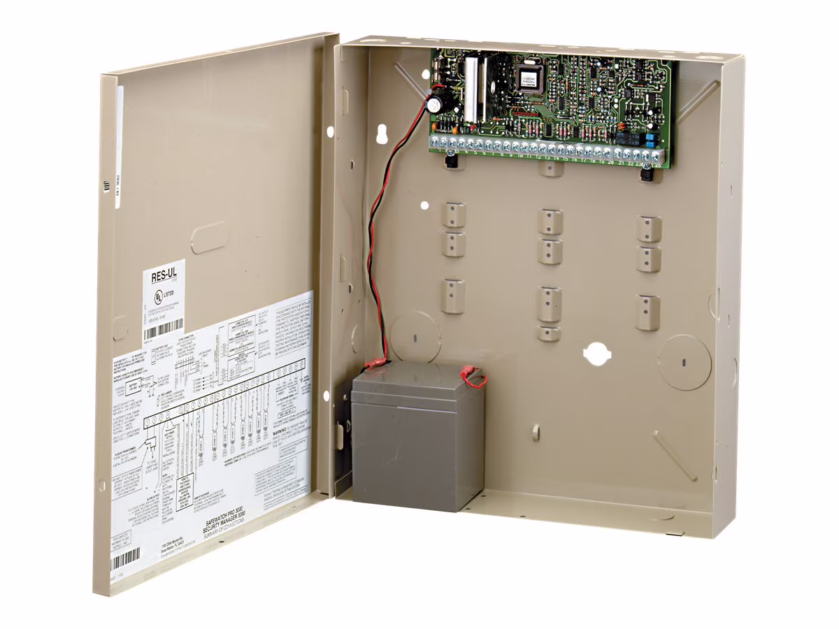 Caixa metálica do Honeywell Vista-20P